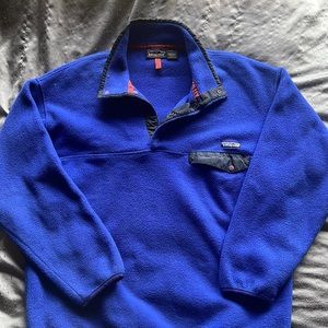 Patagonia Synchilla size L royal blue!